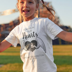 Camiseta Sempre Em Nossos Corações Memorial de Foto