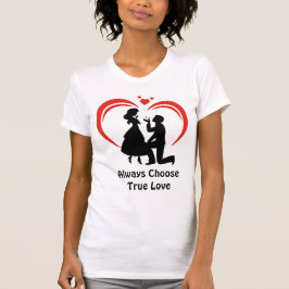 Camiseta Sempre Escolher O Verdadeiro Amor - Livre Naturalm