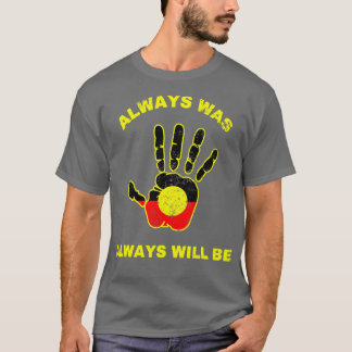 Camiseta Sempre Foi Aboriginal Bandeira Austrália Terra