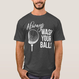 Camiseta Sempre Lave O Golfe Das Bolas