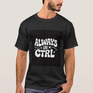 Camiseta Sempre no CTRL | Empoderando Estrelas Retro Groovy