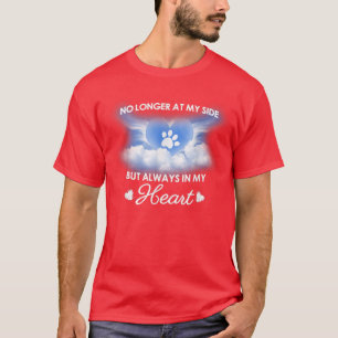 Camiseta Sempre no meu Memorial de Gato de Cachorro 