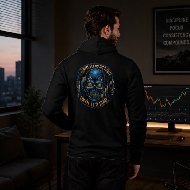 Camiseta Sempre Parece Impossível Até Ser Feito Bitcoin (Product image shown for illustration purposes only.)