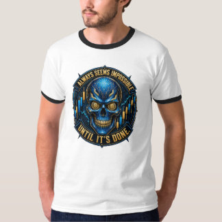 Camiseta Sempre Parece Impossível Até Ser Feito Bitcoin