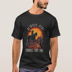 Camiseta Sempre Permaneça Humilde E Gentil Montanhas Ociden