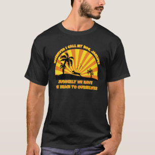 Camiseta Sempre que chamo o meu cão de piada de pai de prai