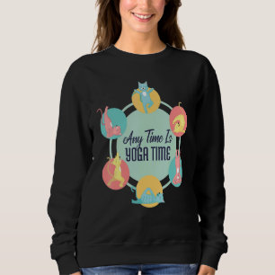Camiseta Sempre Que O Gato Do Tempo Do Yoga Possui Meditaçã