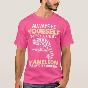 Camiseta Sempre Seja Camaleão Engraçado, Tambor