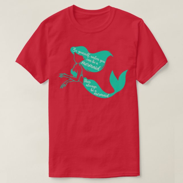 Camiseta Sempre Seja Uma Sereia (Frente do Design)
