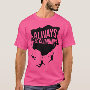 Camiseta Sempre Subindo Escalada em Rocha Bouldering Climbe