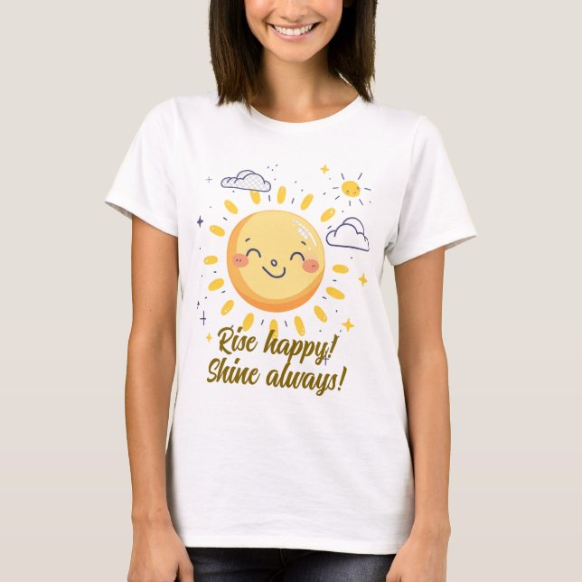 Camiseta sempre Sun para mulheres (Frente)