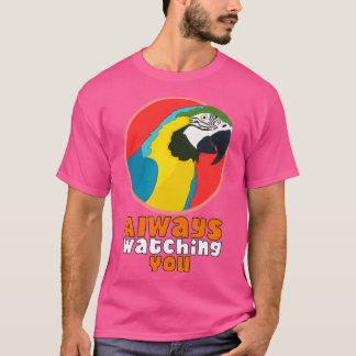 Camiseta Sempre Te Observando, Papagaio 1