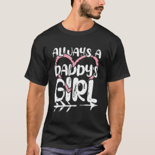 Camiseta Sempre um pai de amor familiar feminino