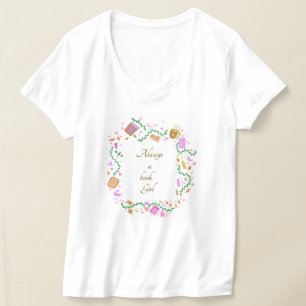 Camiseta Sempre uma garota do livro