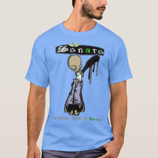 Camiseta Senado apóia jovens furiosos Triblend