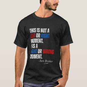 Camiseta Senador Cory Booker Este não é um mó à esquerda ou