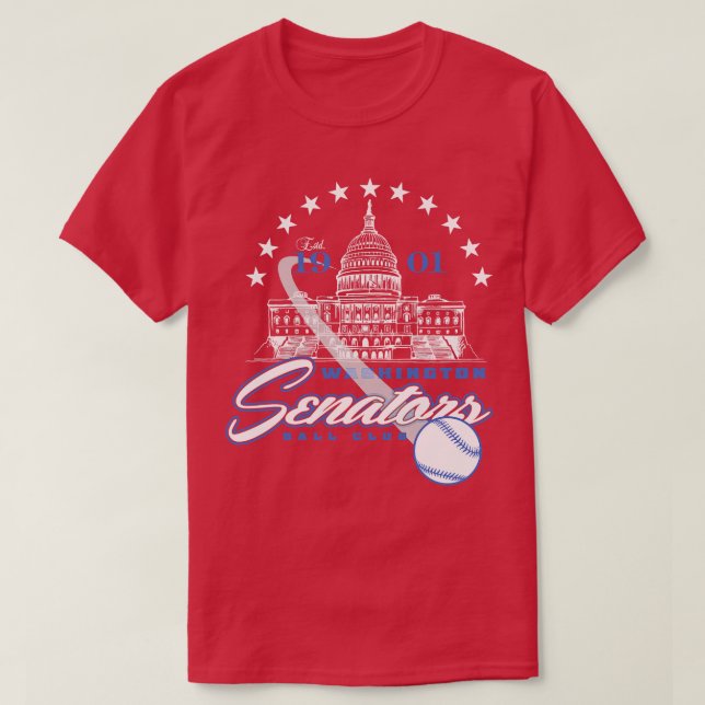 Camiseta Senadores de Washington (Frente do Design)