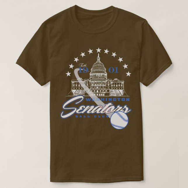 Camiseta Senadores de Washington (Frente do Design)