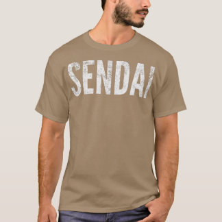 Camiseta Sendai Japão - Gráfico em Descanso