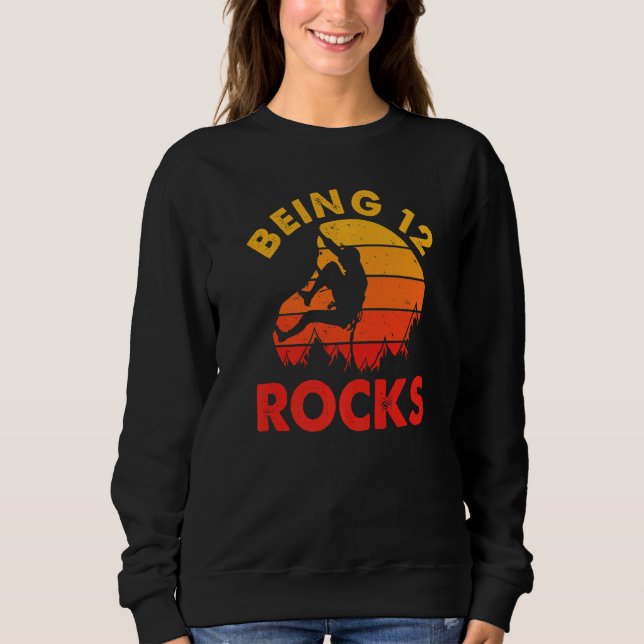 Camiseta Sendo 12 Rocks Retro Climber Aniversário (Frente)