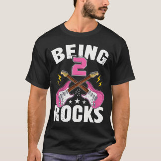 Camiseta Sendo 2 Rochas Fofo Dois Anos de Violão 2º