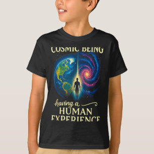 Camiseta Sendo Metafísico Espiritual Cósmico Tendo Humano
