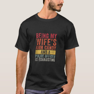 Camiseta Sendo meu policial de armas, Husband Candy W
