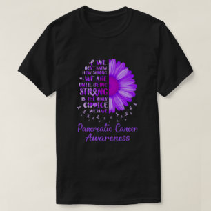 Camiseta Sendo um Câncer de pâncreas roxo forte de margar