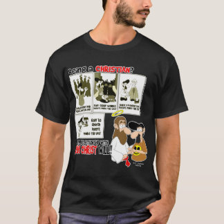 Camiseta Sendo um cristão (Sepia)