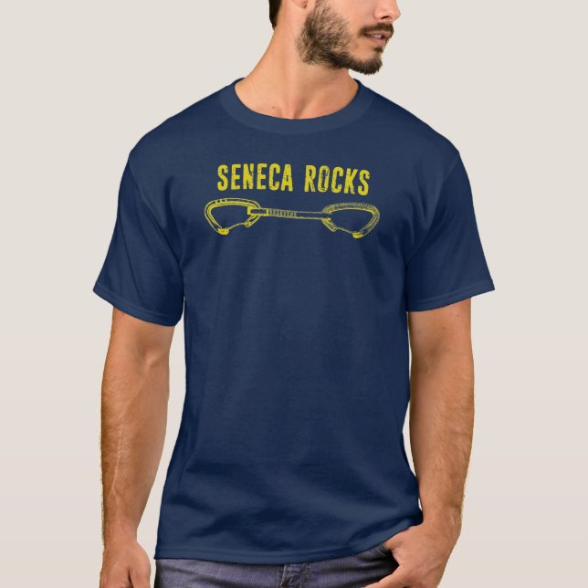 Camiseta Sêneca Rocks Subindo Rápido (Frente)