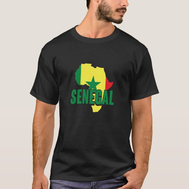 Camiseta Senegal African Pride and Heritage  2 (Frente)