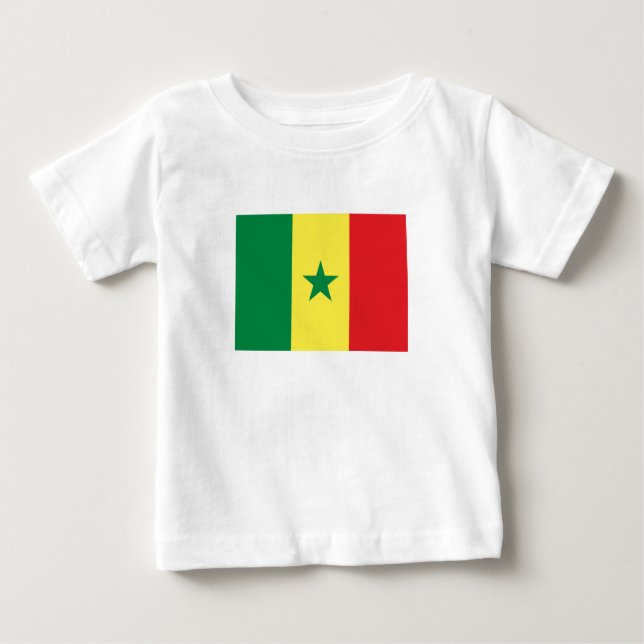 Camiseta Senegal Flag (Frente)