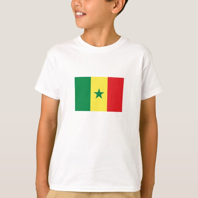 Camiseta Senegal Flag (Frente)