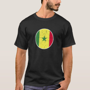 Camiseta Senegal Orgulhento bandeira senegalesa 1