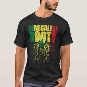 Camiseta Senegal Roots Senegal Heritage Flag