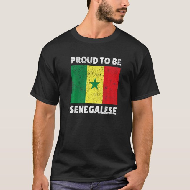 Camiseta Senegal Senegal Senegal Senegal África Ocidental O (Frente)