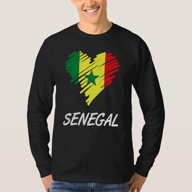 Camiseta Senegal Senegal Senegal Senegal África Ocidental O (Frente)