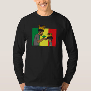 Camiseta Senegal Senegalês África Ocidental Orgulhoso Prínc