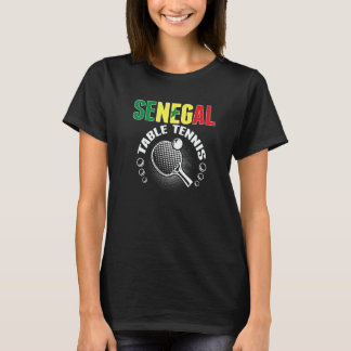 Camiseta Senegal Table Tennis  Support Senegalese Ping Pong