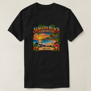 Camiseta Senggigi Beach Personalizado Lombok