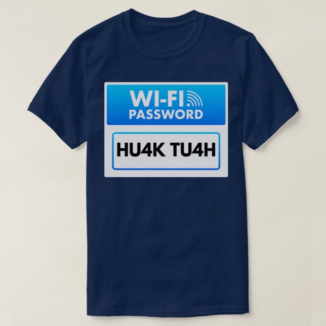 Camiseta Senha WiFi Convidado (Frente do Design)
