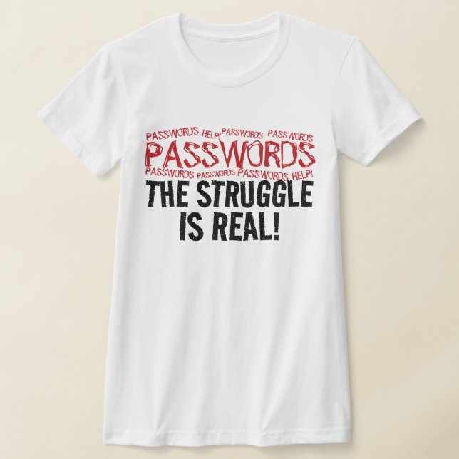 CAMISETA “SENHAS” A LUTA É REAL! (Postura )