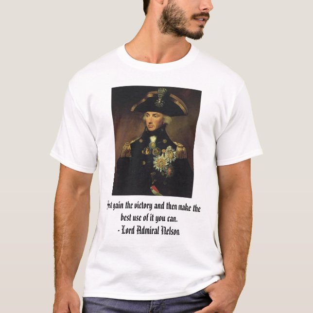 Camiseta Senhor almirante Nelson (Frente)