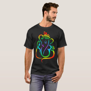 Camiseta Senhor Colorido Ganesha2