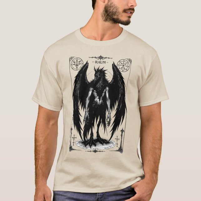 Camiseta Senhor Corvo do Ars Goetia (Frente)