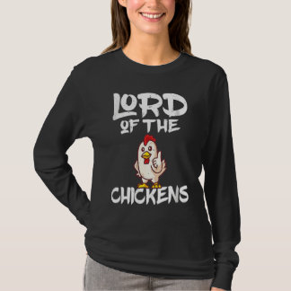 Camiseta Senhor das Galinhas criador de frangos impressão t