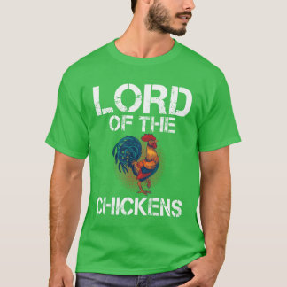 Camiseta Senhor das Galinhas Murmurador de Galinha Carro de