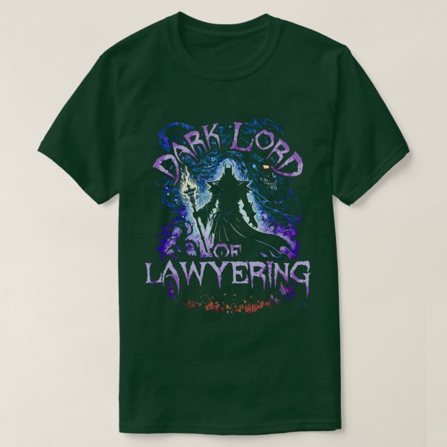 Camiseta Senhor Escuro de Advogação (Frente do Design)