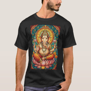 Camiseta Senhor Ganesha Vitral Hindu Deus Hinduísmo
