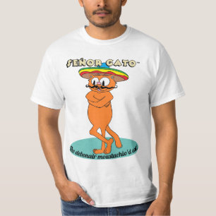 Camiseta Senhor Gato™ O Debonair Moustachio Gato!